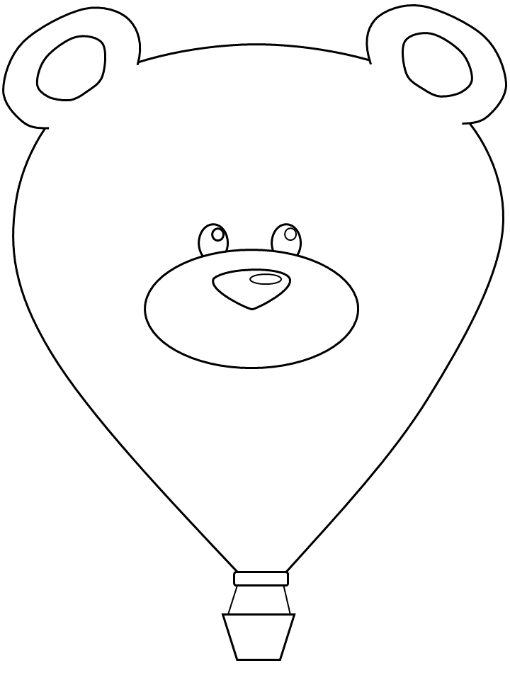 Plansa de colorat cu Ursi 76 74